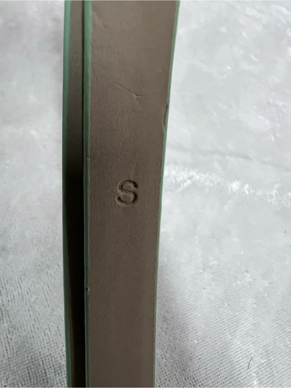 J. Crew Belt Mint Green Size S Skinny 1/2" Wide - Picture 3 of 13